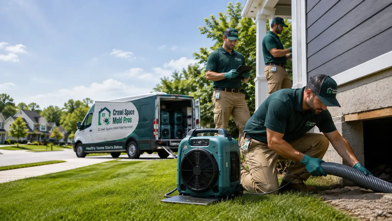 Crawl Space Mold Removal in Oakville, IA
